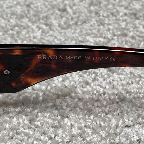 NEW PRADA Tortoise Sunglasses Dark Brown Women's & Men’s New In Box Case - Picture 14 of 14